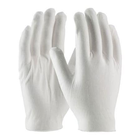 Pip PIP 97-520 CleanTeam Medium Weight Inspect Gloves, Cotton Lisle, Unhemmed, Men's 97-520